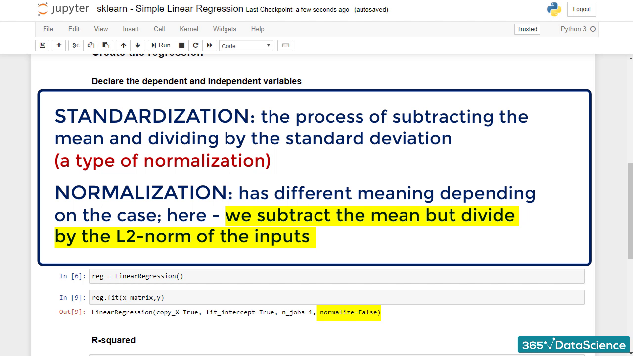 Machine Learning Regression 